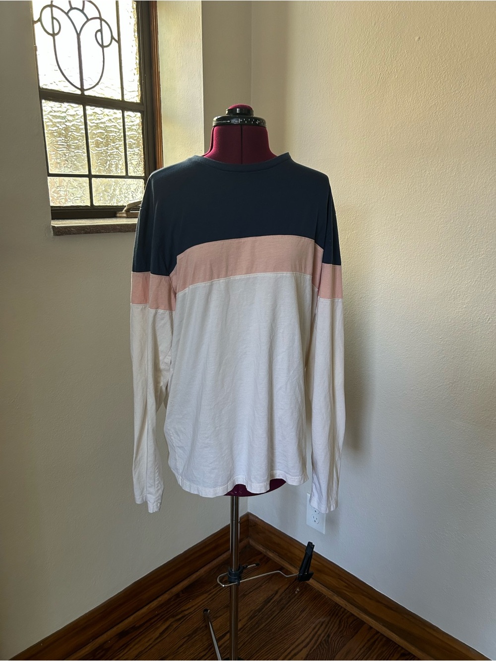 ·Marine Layer· Mens Colorblock Jacob Long Sleeve Shirt